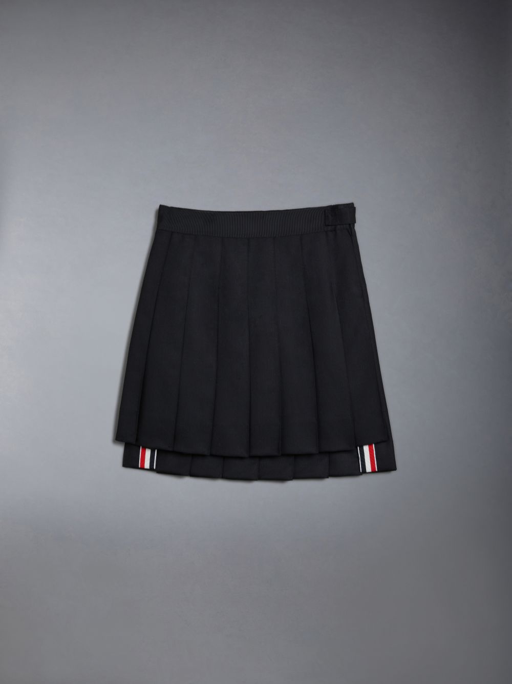 Girls\'s Thom Browne Twill Pleated Mini Skirts Black | QDU04L00775