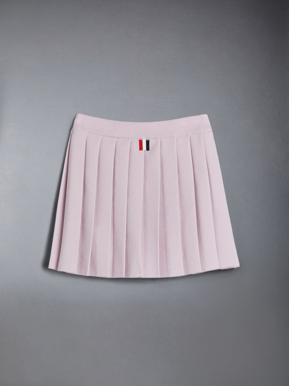 Girls's Thom Browne Wool Knit Pleated Skirts Pink | MZQ45R15149