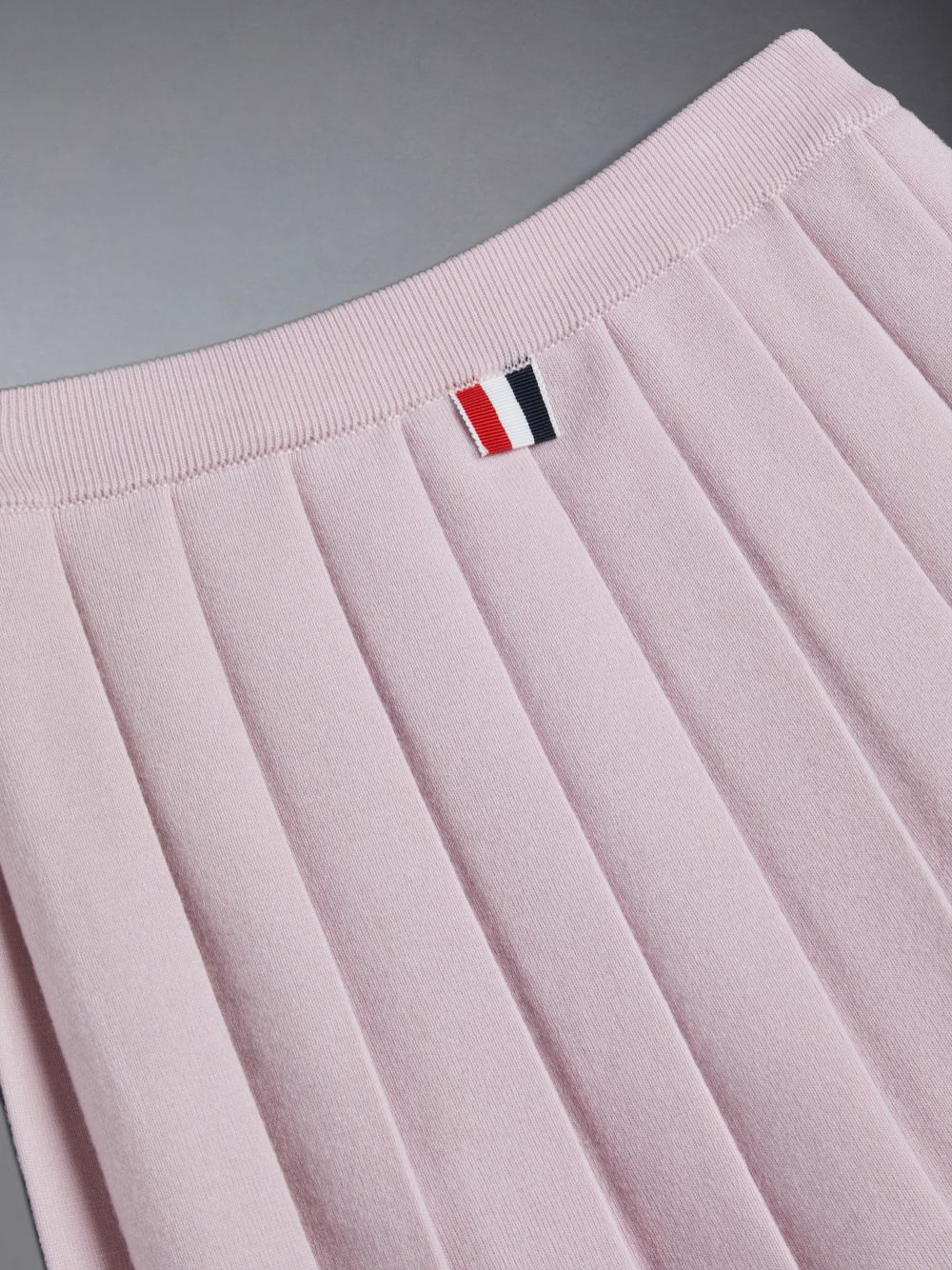 Girls's Thom Browne Wool Knit Pleated Skirts Pink | MZQ45R15149