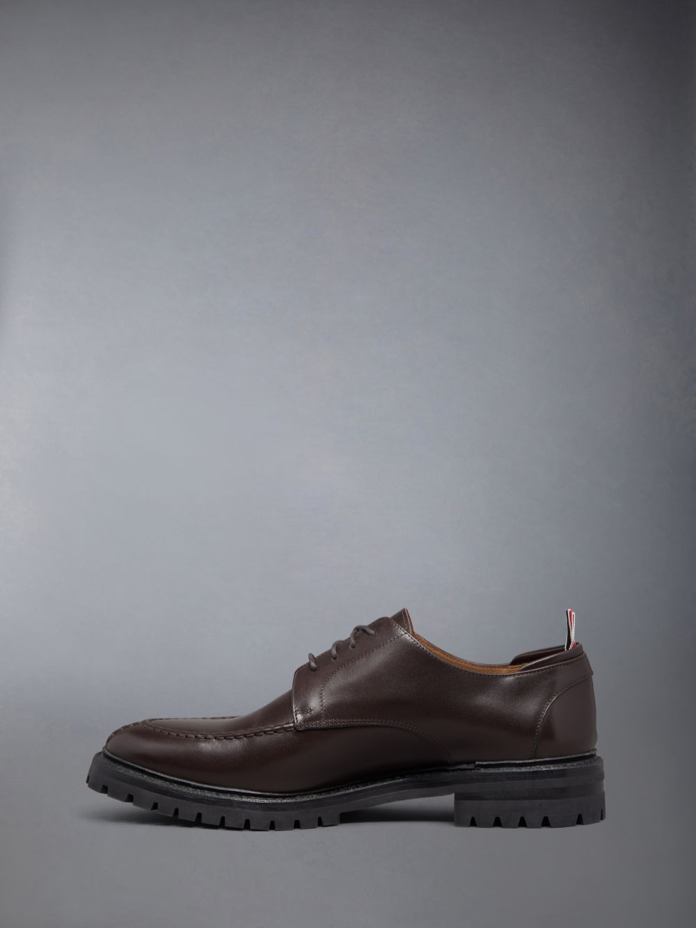 Men Thom Browne Classic Calf Commando Sole Apron Stitch Derby Oxford Shoes Brown | WEN28Y25577