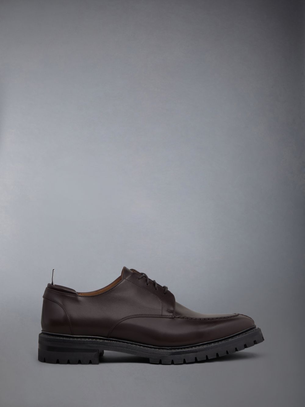 Men Thom Browne Classic Calf Commando Sole Apron Stitch Derby Oxford Shoes Brown | WEN28Y25577