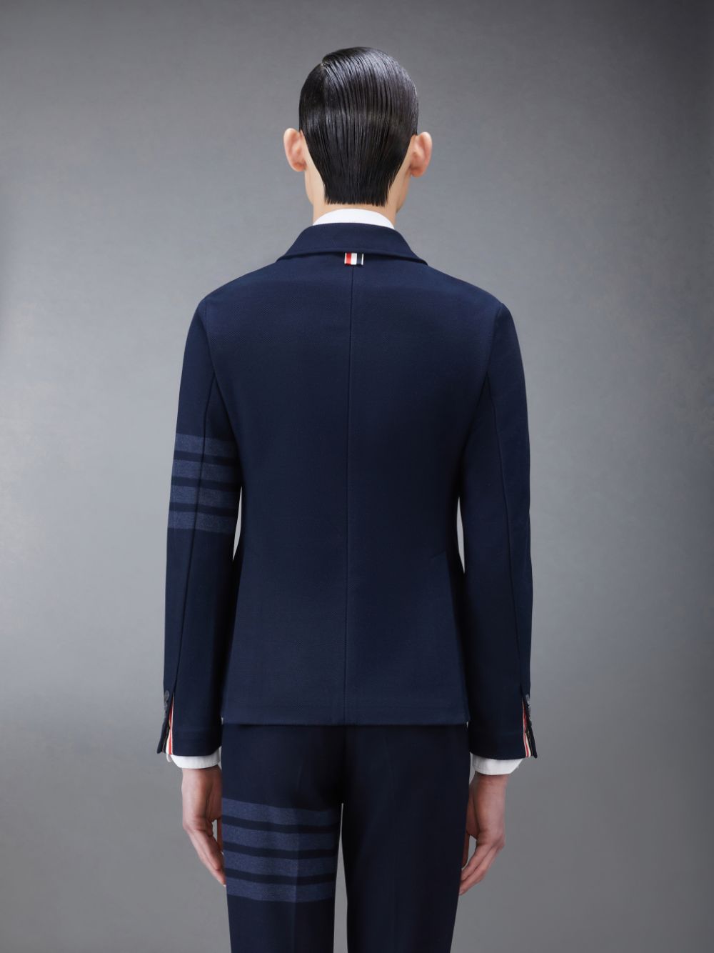 Men Thom Browne Double Face Tech Twill Sport Coats Blue | YGS32H30992