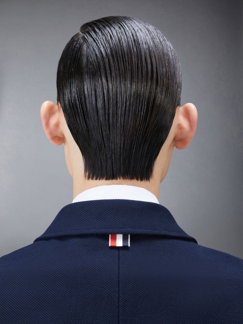 Men Thom Browne Double Face Tech Twill Sport Coats Blue | YGS32H30992