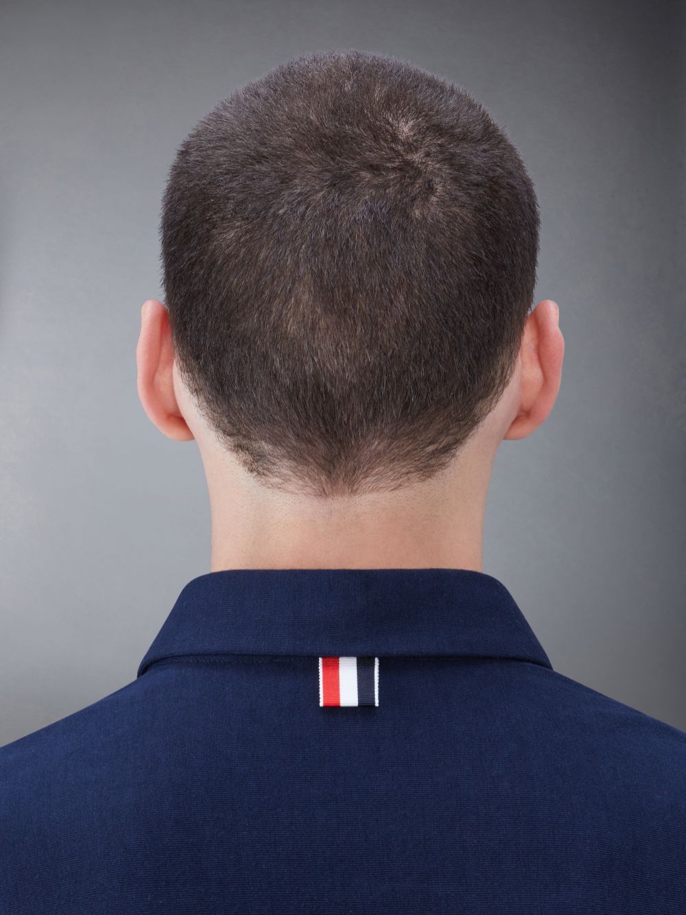 Men Thom Browne Jersey Short Sleeve Collection Polo Shirt Blue | SZW13L37161