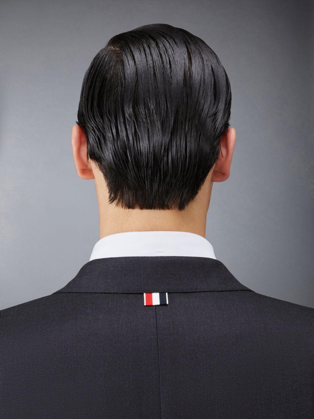 Men Thom Browne Twill Classic Sport Coats Black | COW16V34735