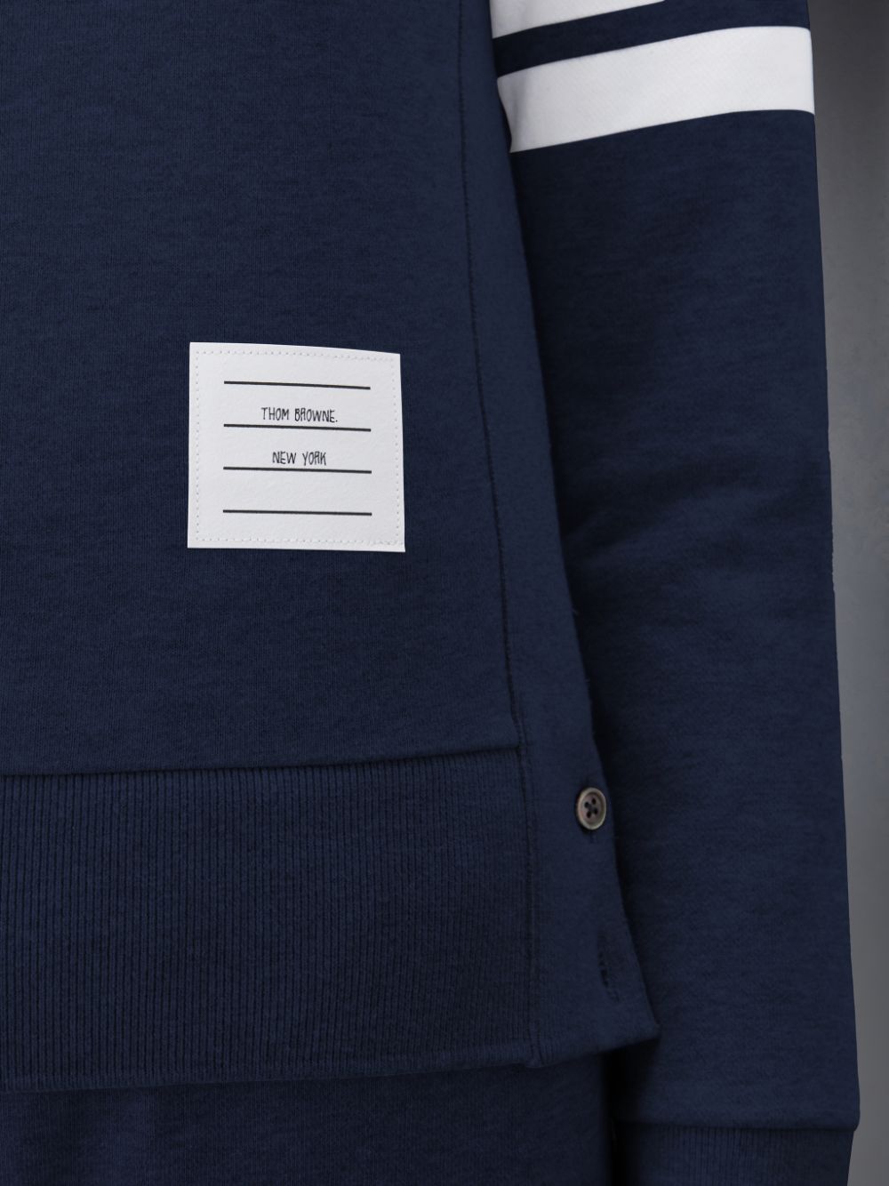 Women Thom Browne Classic Loopback 4-Bar Sweatshirts Blue | FOY78A74691