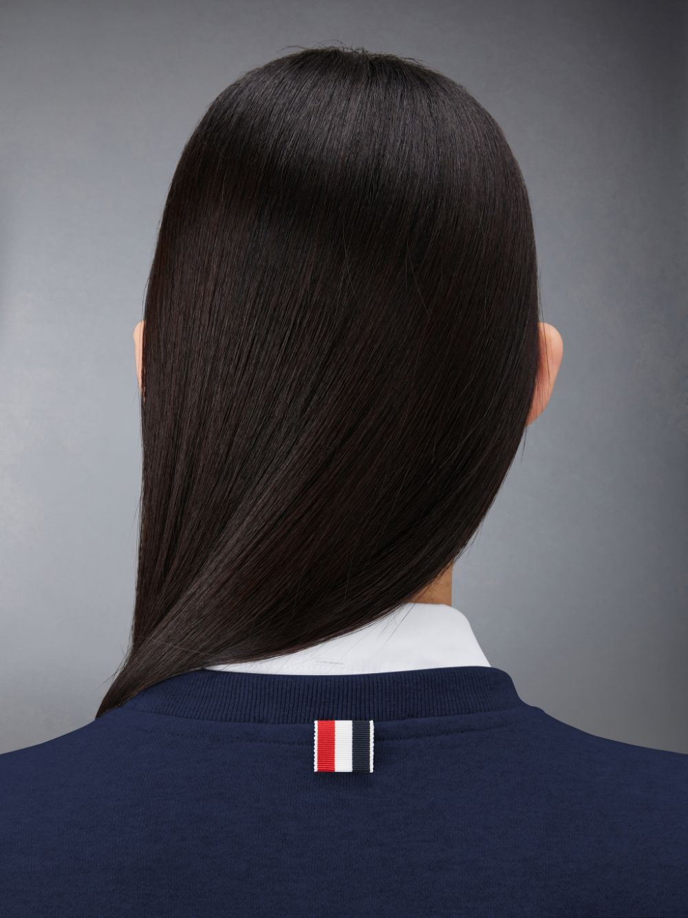 Women Thom Browne Classic Loopback 4-Bar Sweatshirts Blue | FOY78A74691