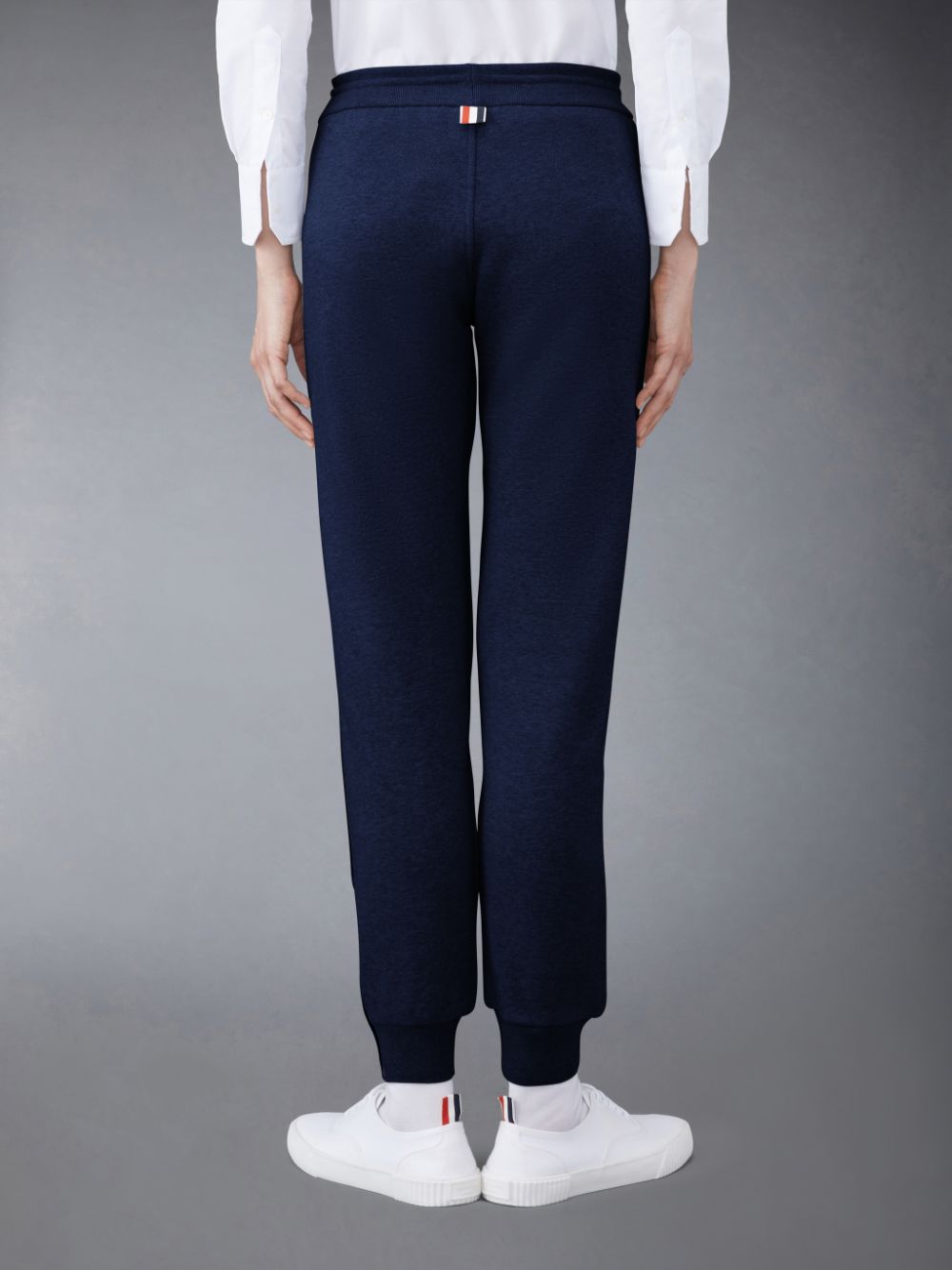 Women Thom Browne Classic Loopback Stripe Sweatpants Blue | EUC60L86795