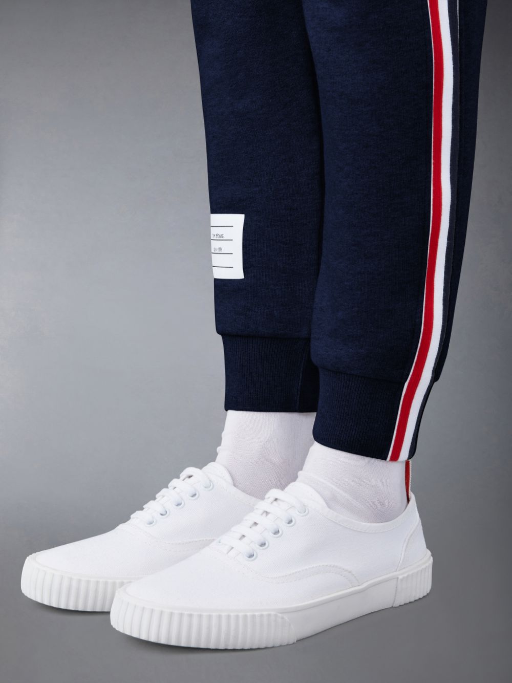 Women Thom Browne Classic Loopback Stripe Sweatpants Blue | EUC60L86795