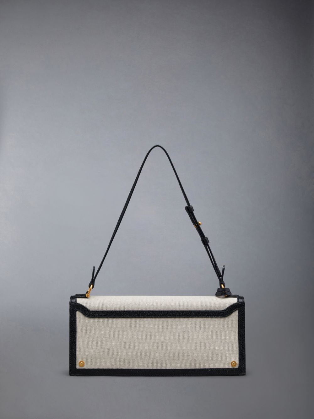 Women Thom Browne Cotton Canvas Mrs.uette Clutch Bags Beige | DDP54N04452