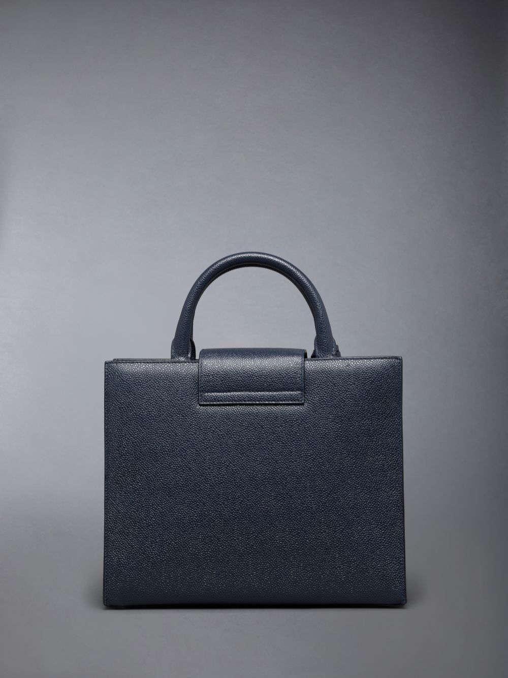 Women Thom Browne Pebble Grain Small Mr. Tote Bags Blue | NHC42C33287